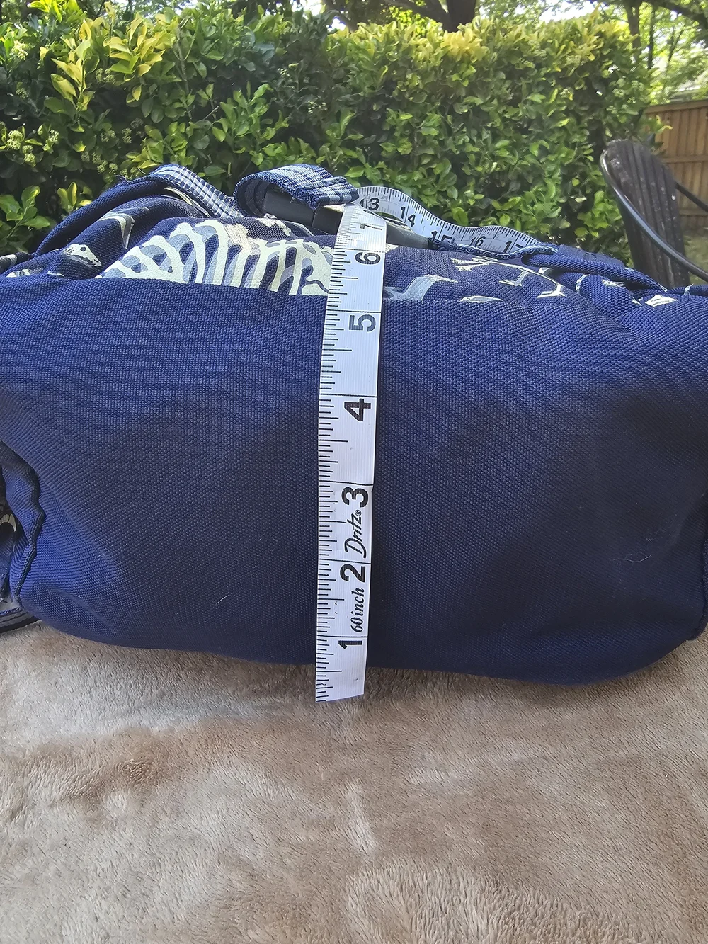 Pottery Barn Kids Navy Dinosaur Skeleton Backpack - Blue